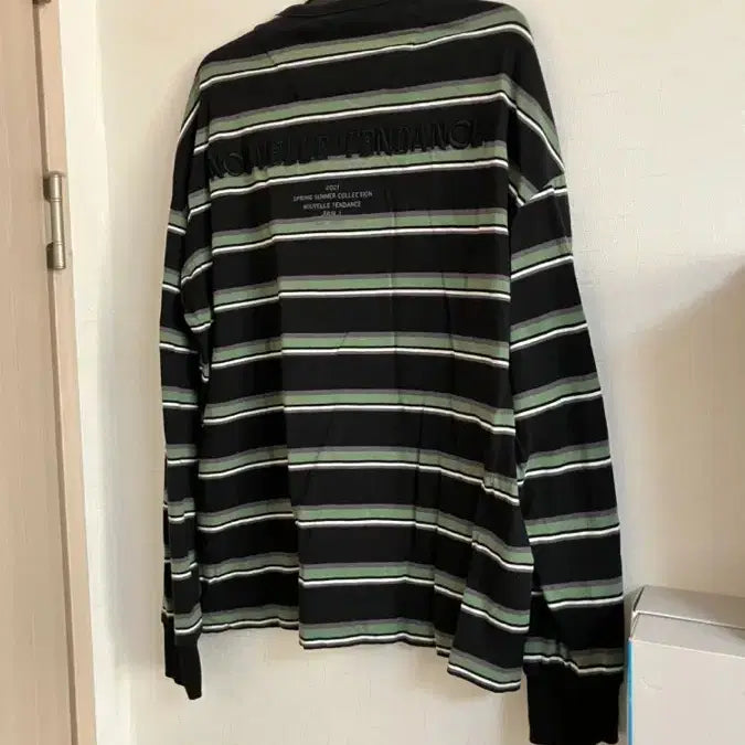 [BUNJANG] Juun.J Striped Long Sleeve Shirt / 준지 스트라이프 긴팔 s