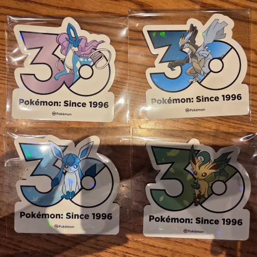 [BUNJANG] Pokemon 30th Anniversary Stickers (Legendary) / 포켓몬 30주년 기념 스티커(전설)