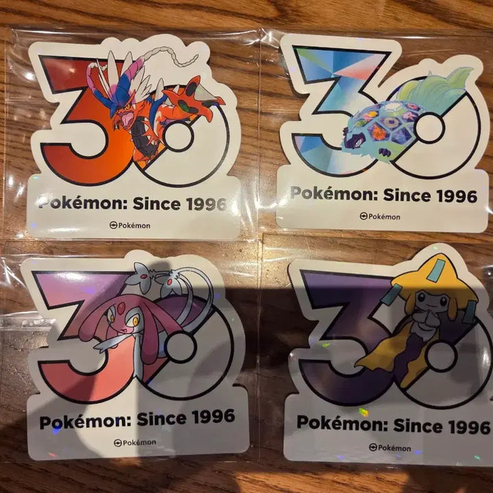 [BUNJANG] Pokemon 30th Anniversary Stickers (Legendary) / 포켓몬 30주년 기념 스티커(전설)