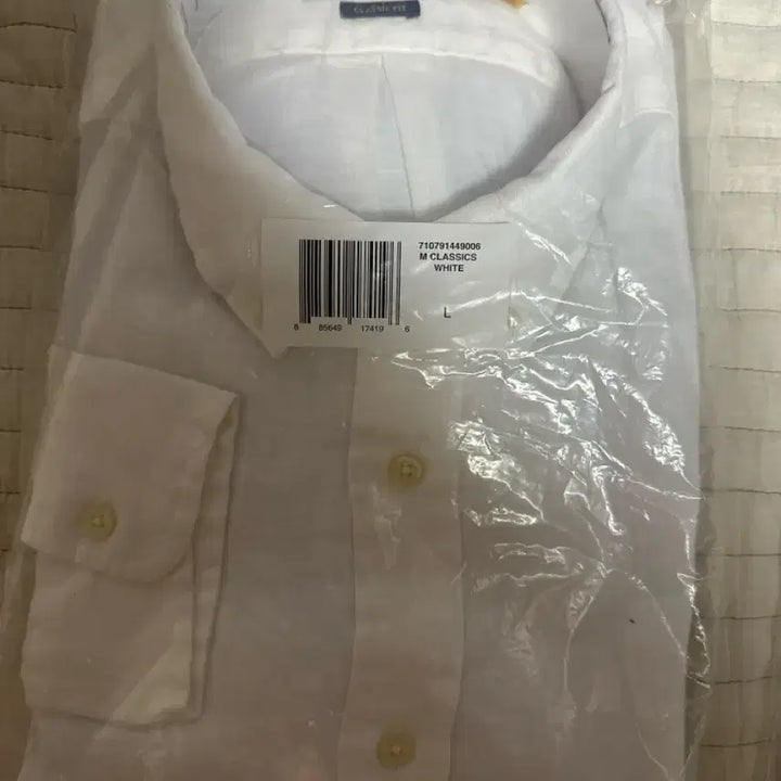 [BUNJANG] Polo Ralph Lauren Linen Shirt - Size L (Sealed) / (미개봉) 폴로 랄프로렌 린넨 셔츠 L사이즈