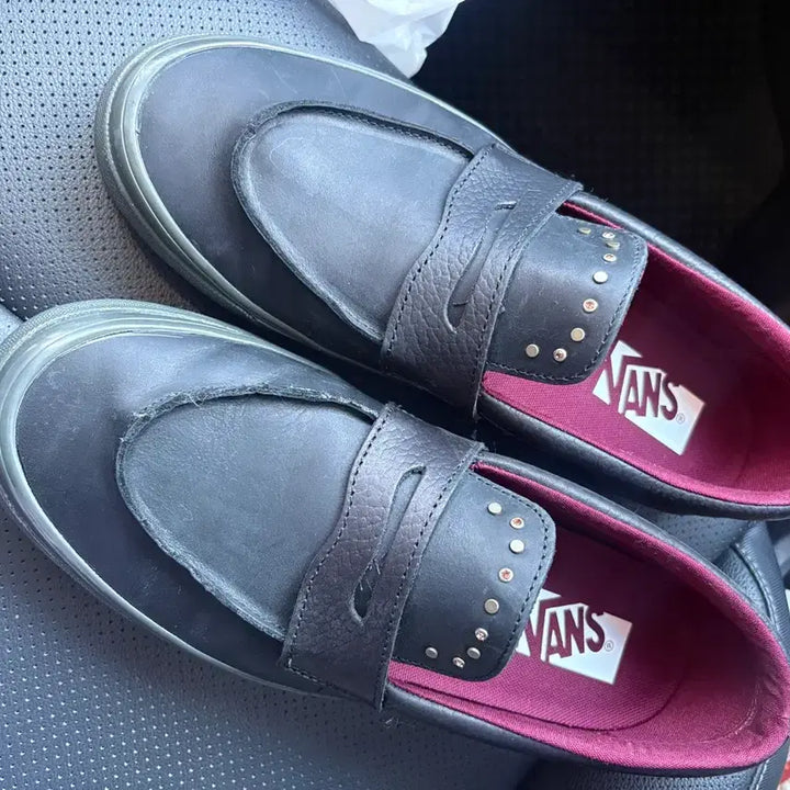 [BUNJANG] Vans Premium Loafer 53 LX Hardware Black 270 / 반스 프리미엄 로퍼 53 lx 하드웨어 블랙 270