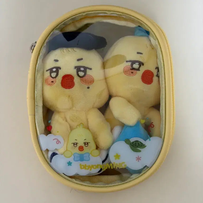 [BUNJANG] Anitise Pyongmingi Monitor Plush 2 Types + PVC Pouch / 애니티즈 뿅밍이 모니터인형 2종+pvc파우치(kr)
