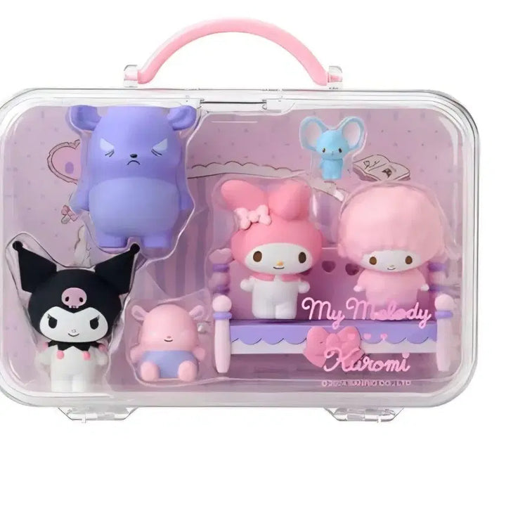 [BUNJANG] Sanrio Kuromi My Melody Dollhouse Set (New) / 급처)산리오 쿠로미 마이멜로디 돌하우스 피규어(미개봉)
