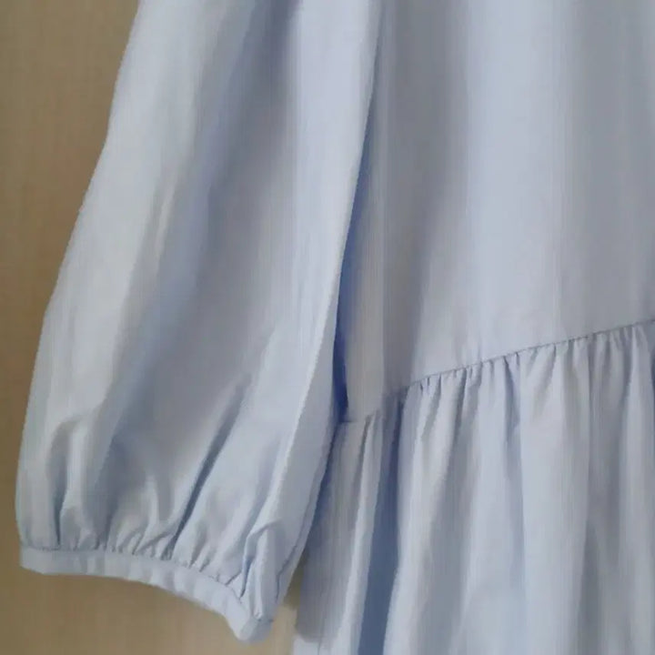 [BUNJANG] Jucy Judy Sky Blue Kangkang Long Dress / 쥬시쥬디 스카이블루 캉컹 롱 원피스