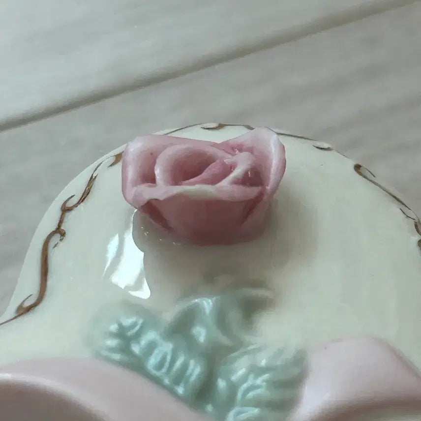 [BUNJANG] Vintage Lenox Rose Heart Trinket Dish / 빈티지 레녹스 하트 장미 트링켓