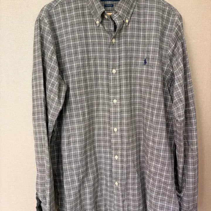 [SOLD OUT] 폴로 체크셔츠 남 L
