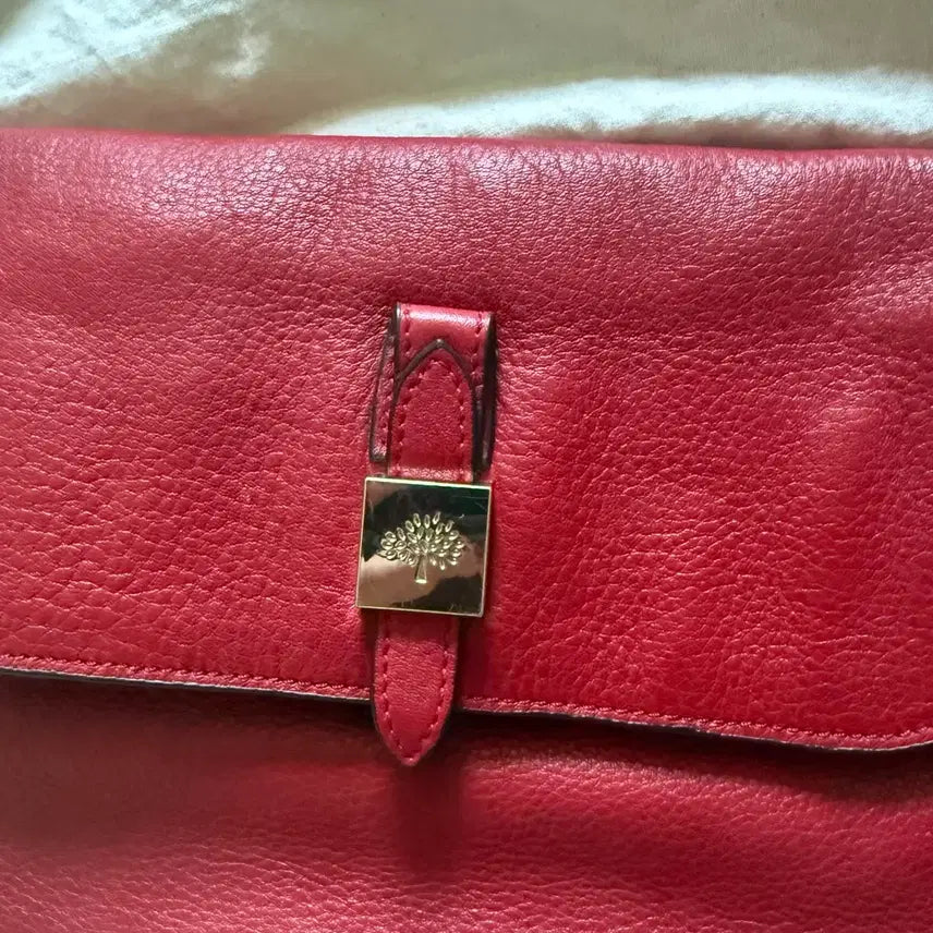 [BUNJANG] Mulberry Red Leather Shoulder Bag / 멀버리 가방 레드 크로스백