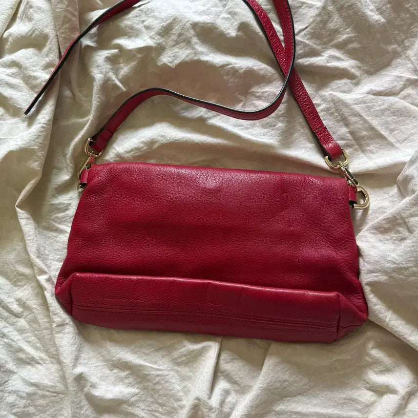 [BUNJANG] Mulberry Red Leather Shoulder Bag / 멀버리 가방 레드 크로스백