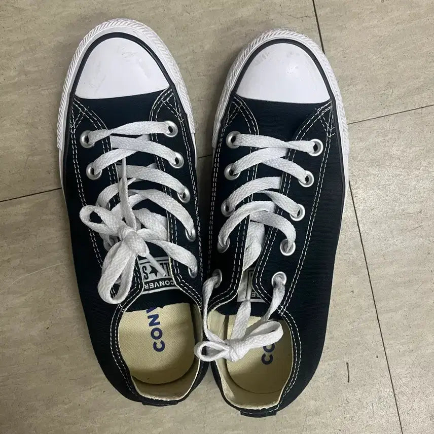[BUNJANG] Converse Chuck Taylor All Star Low Top Sneakers Black / 컨버스 척테일러 블랙 로우 스니커즈