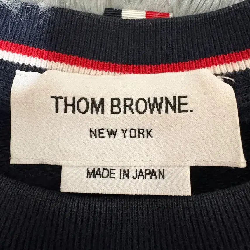[BUNJANG] Thom Browne Navy Sweatshirt / [4] 톰브라운 네이비 맨투맨