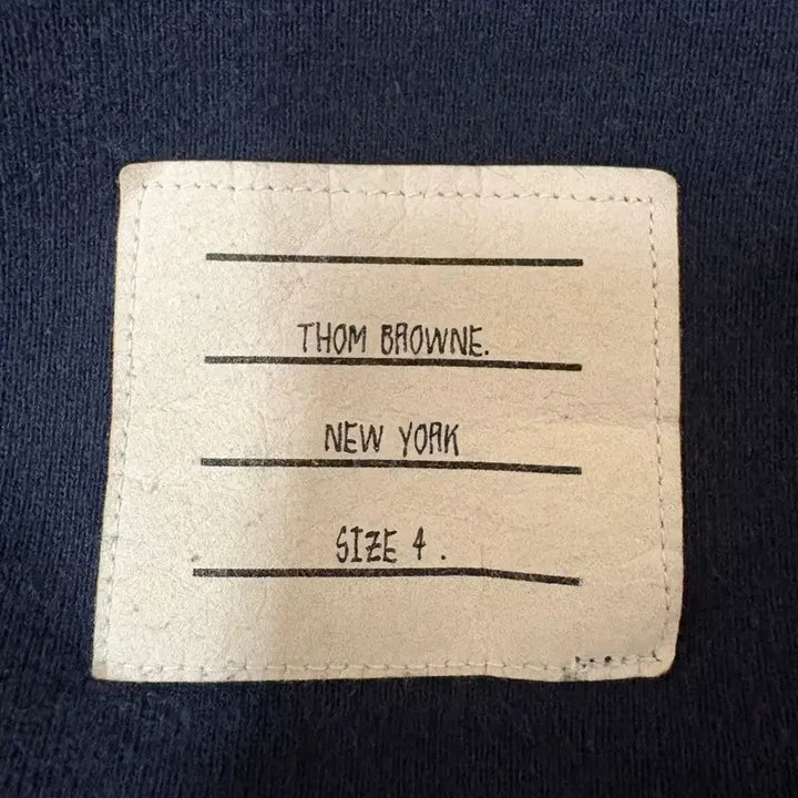 [BUNJANG] Thom Browne Navy Sweatshirt / [4] 톰브라운 네이비 맨투맨
