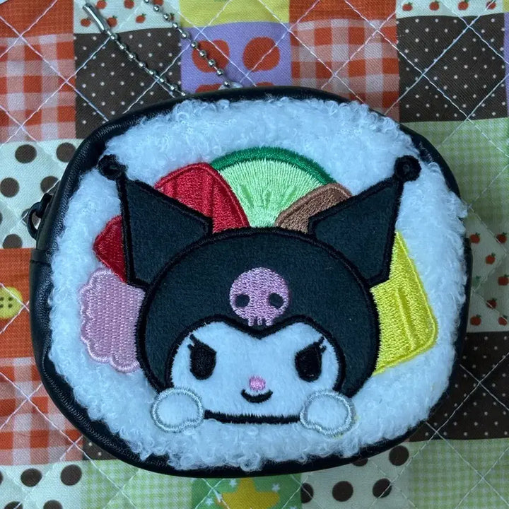 [BUNJANG] Sanrio Kuromi Makizushi Mini Pouch / 산리오 마키즈시 쿠로미 미니 파우치 [일본정품 새상품]