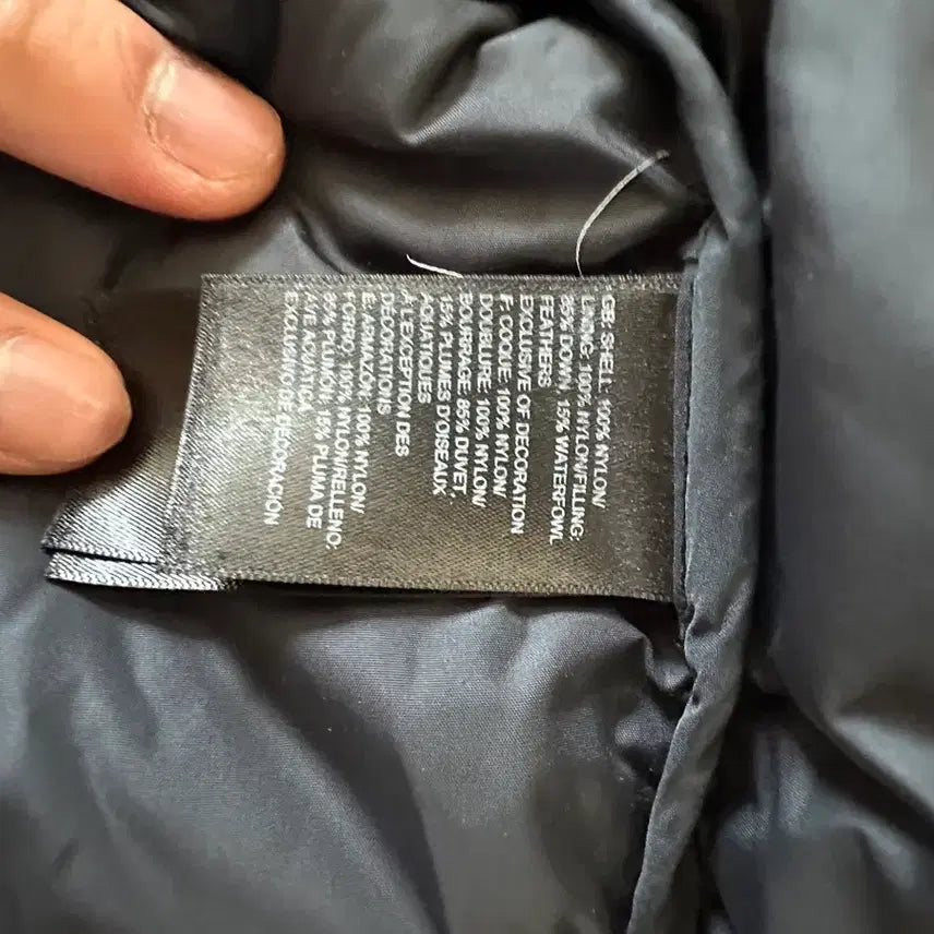 [BUNJANG] The North Face 700 Fill Black Down Jacket / 노스페이스 700 블랙 패딩