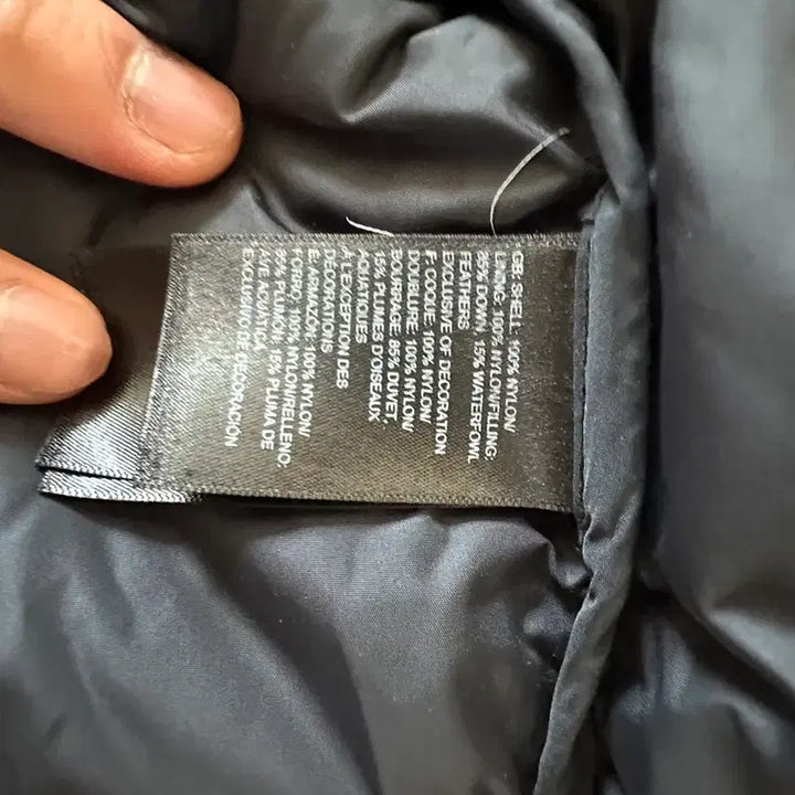[BUNJANG] The North Face 700 Fill Black Down Jacket / 노스페이스 700 블랙 패딩