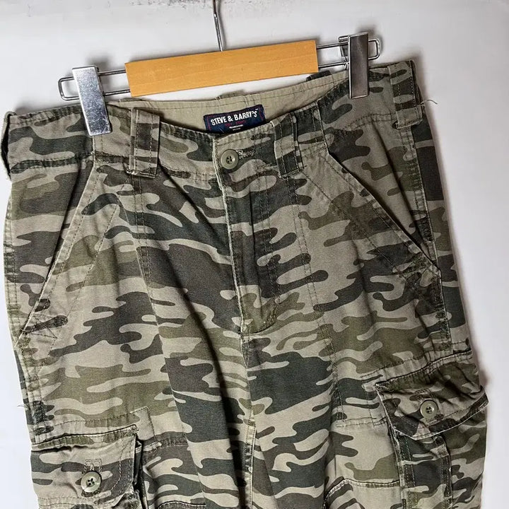 [BUNJANG] Steve And Barrys Camo Cargo Pants / [Steve And Barrys] 스티브앤베리 워크 카모 카고팬츠
