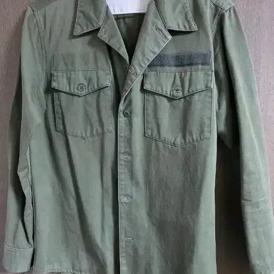 [BUNJANG] El Canek Olive Cotton Shirt / 엘 카넥 셔츠