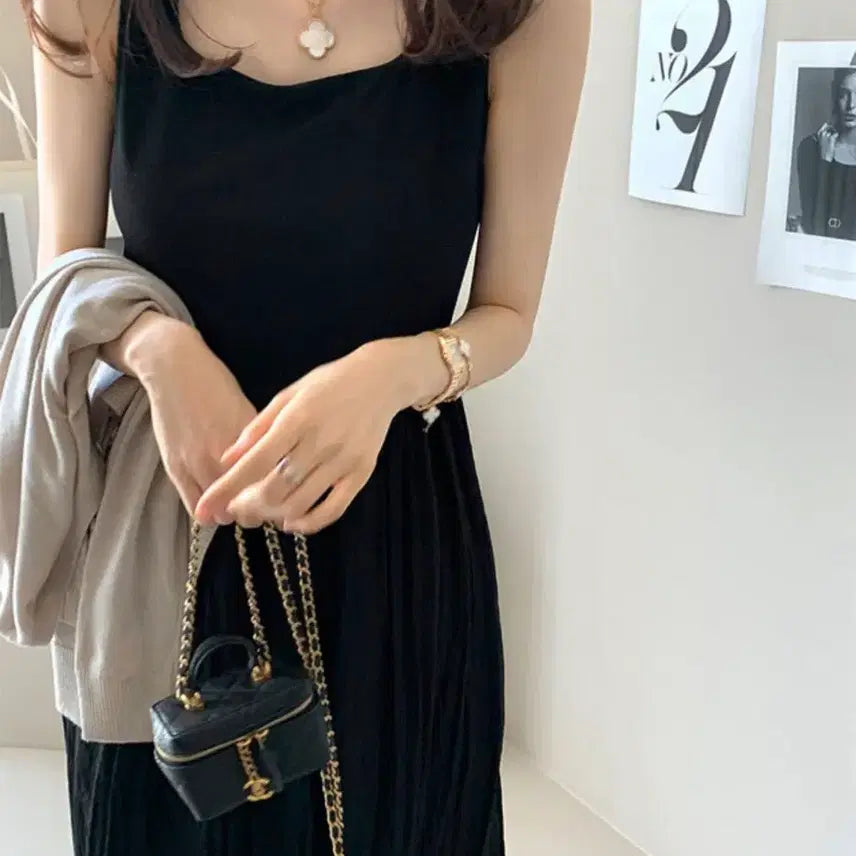 [BUNJANG] Daily Look Tulle Shirring Full Dress / 데일리룩 투투셔링풀원피스