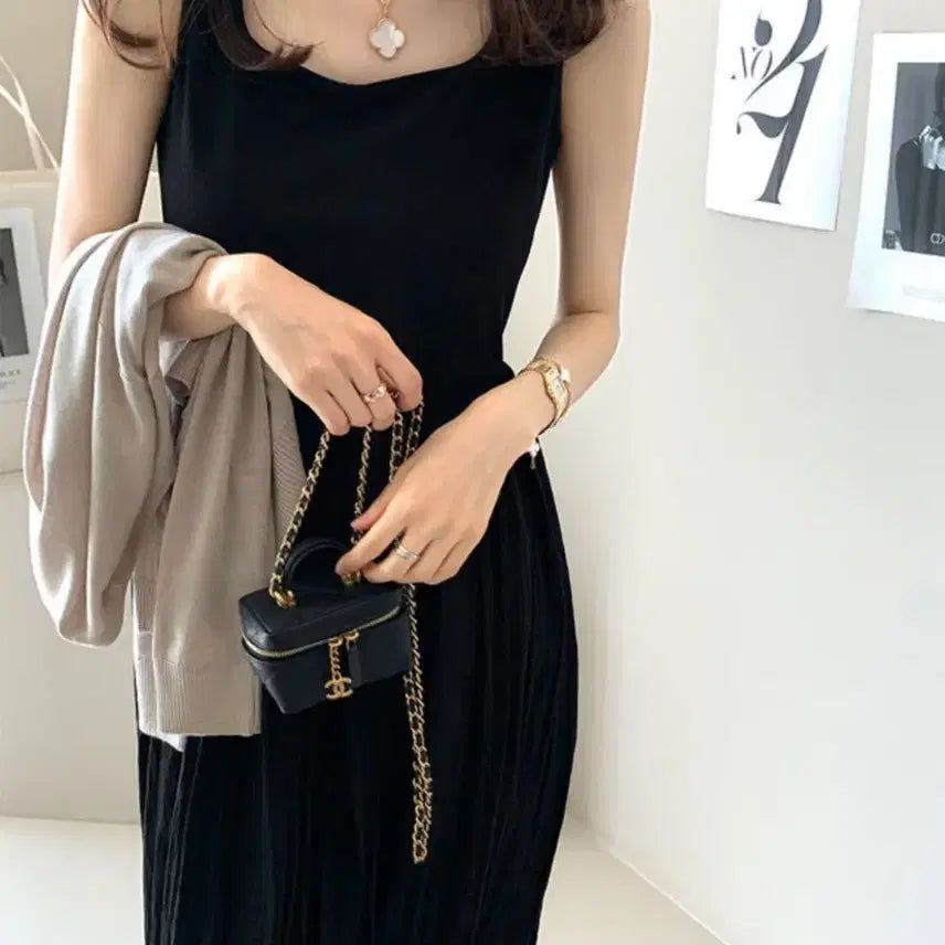 [BUNJANG] Daily Look Tulle Shirring Full Dress / 데일리룩 투투셔링풀원피스