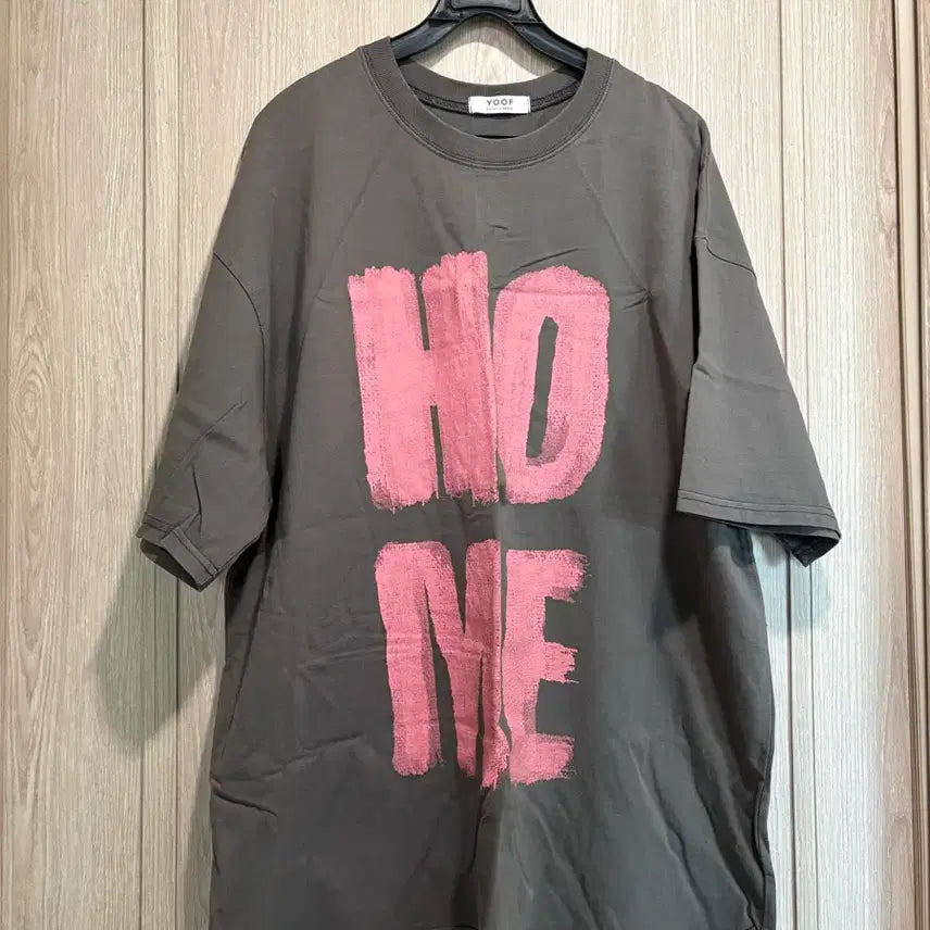 [BUNJANG] Pink Printing Short Sleeve T-Shirt / 반팔 티셔츠 핑크 프린팅