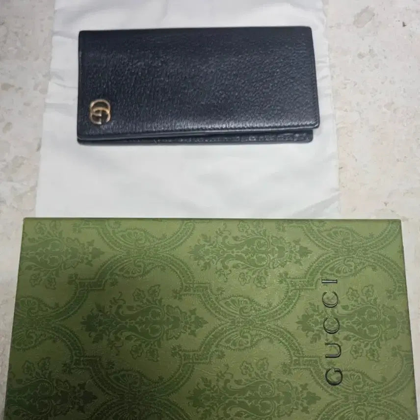 [BUNJANG] Gucci Black Long Wallet Full Box / 구찌 블랙 장지갑 풀박스(미개봉 아님)