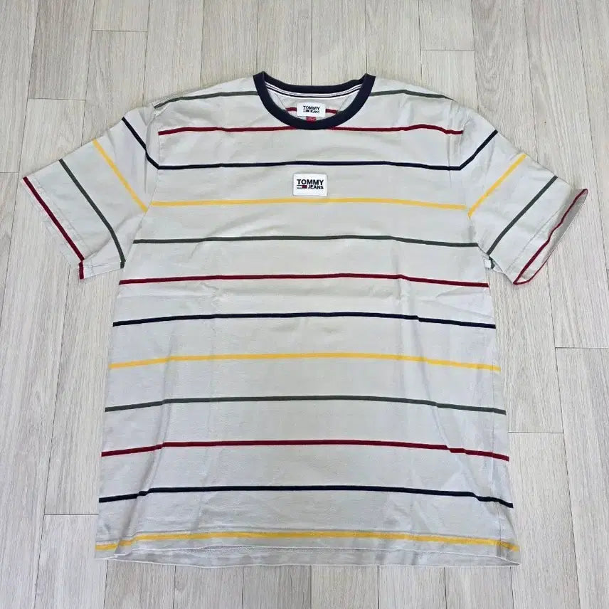 [BUNJANG] Tommy Jeans Striped T-Shirt XXL / 타미진스 스트라이프 반팔티 XXL