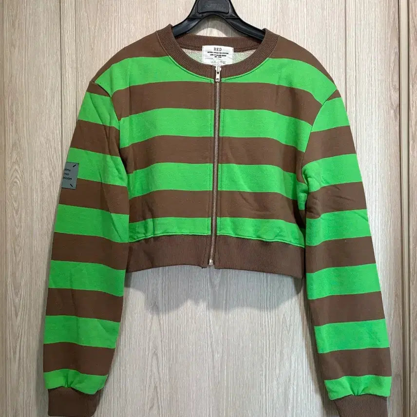 [BUNJANG] Stripe Zip-Up Jacket / 스트라이프 집업 자켓