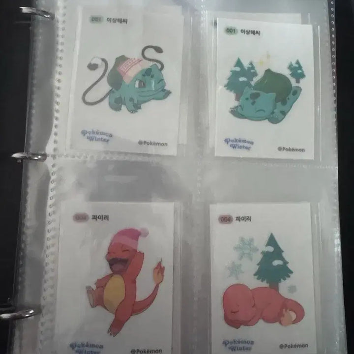 [BUNJANG] Pokemon Winter Hothang Bread Stickers - Full Set (30 Types) / 포켓몬 윈터 호빵 띠부씰 30종 전종