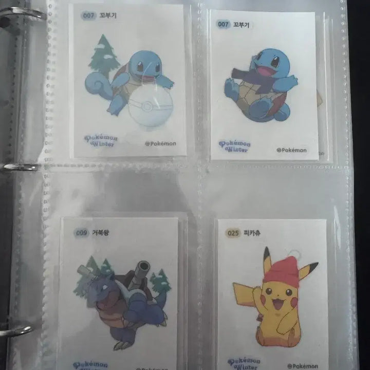 [BUNJANG] Pokemon Winter Hothang Bread Stickers - Full Set (30 Types) / 포켓몬 윈터 호빵 띠부씰 30종 전종