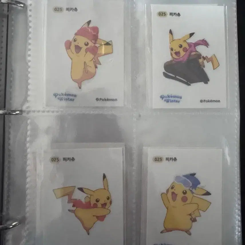 [BUNJANG] Pokemon Winter Hothang Bread Stickers - Full Set (30 Types) / 포켓몬 윈터 호빵 띠부씰 30종 전종
