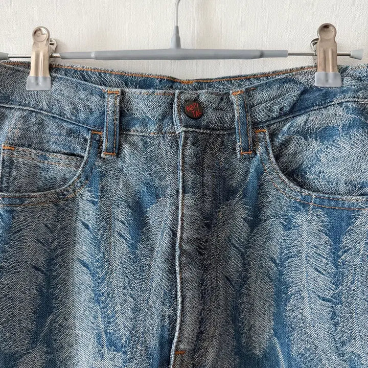 [BUNJANG] Capital 12oz Feather Denim Long Skirt / 캐피탈 12oz 깃털 데님 롱 스커트