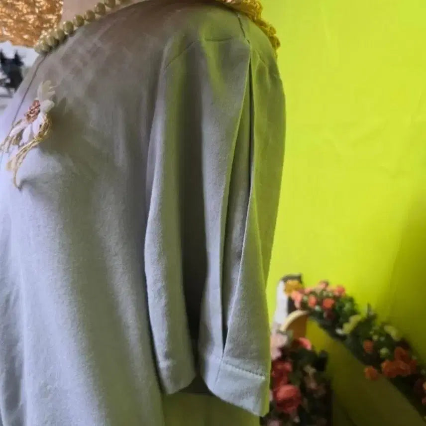 [BUNJANG] A-Line Shirred Long Dress / 데이트룩/ 데일리룩/ 앞셔링 /주머니 / 항아리핏/ 롱 롱원피스