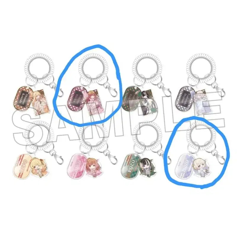 [BUNJANG] Hololive Regloss Rakuspa Acrylic Keyring / 홀로라이브 리글로스 라쿠스파 키링