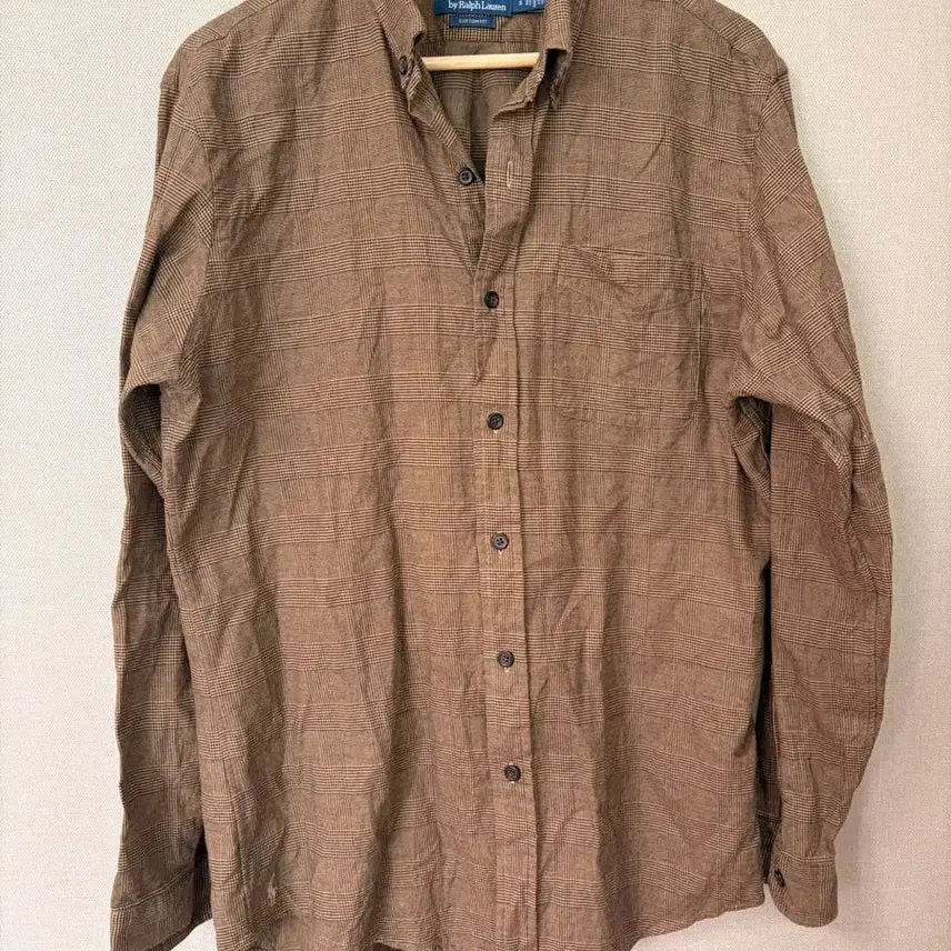 [SOLD OUT] 폴로 체크 남방 남L