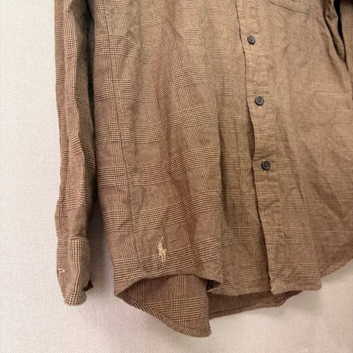 [SOLD OUT] 폴로 체크 남방 남L