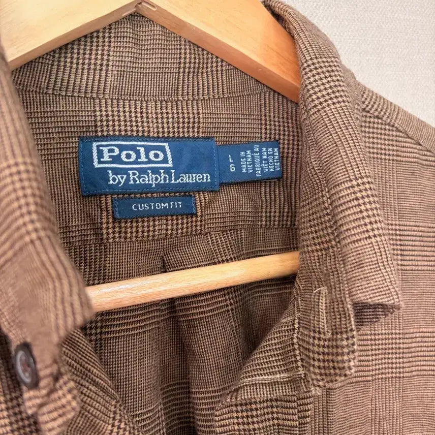 [SOLD OUT] 폴로 체크 남방 남L