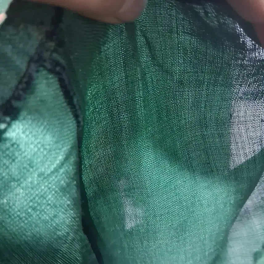 [BUNJANG] Linen Green Baggy Pants / 린넨 그린 컬러 배기팬츠 스타일 마 바지