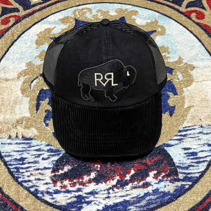[BUNJANG] RRL Corduroy Bill Denim Trucker Cap / 더블알엘(RRL) 코듀로이 빌 데님 트러커 캡
