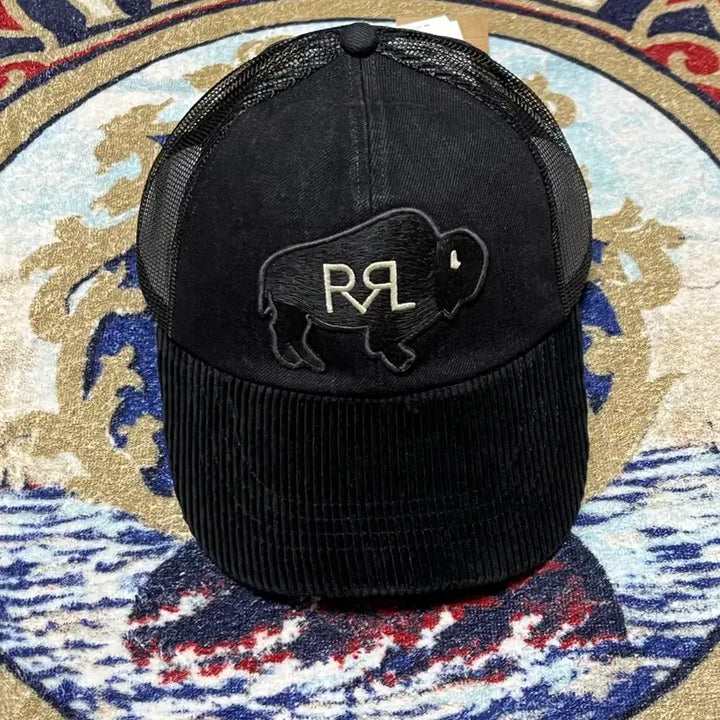 [BUNJANG] RRL Corduroy Bill Denim Trucker Cap / 더블알엘(RRL) 코듀로이 빌 데님 트러커 캡