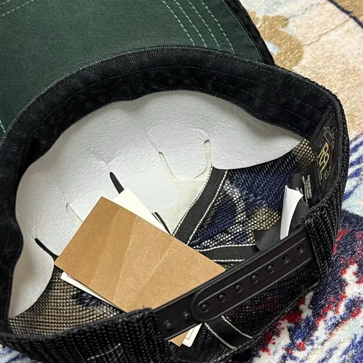 [BUNJANG] RRL Corduroy Bill Denim Trucker Cap / 더블알엘(RRL) 코듀로이 빌 데님 트러커 캡