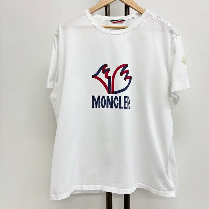[BUNJANG] Moncler Wappen Patch T-Shirt White XXL / [XXL]몽클레어 와펜패치 반팔티