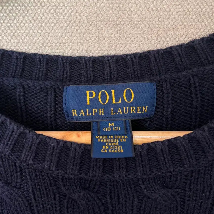 [BUNJANG] Polo Cable Knit Sweater Women&