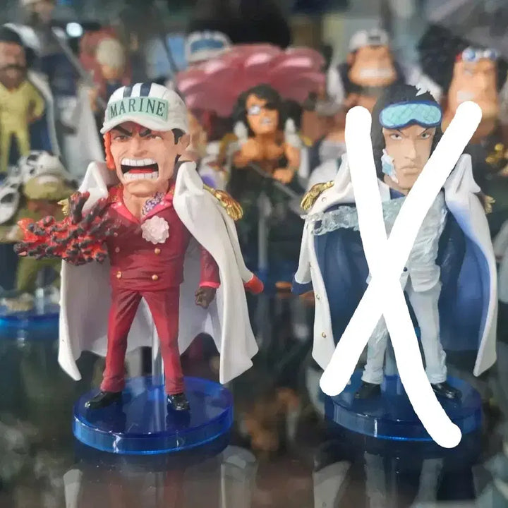 [BUNJANG] M4 Studio One Piece WCF Aokiji &amp; Akainu Resin Figures Bundle Set / 원피스 월콜 레진 아카이누 m4