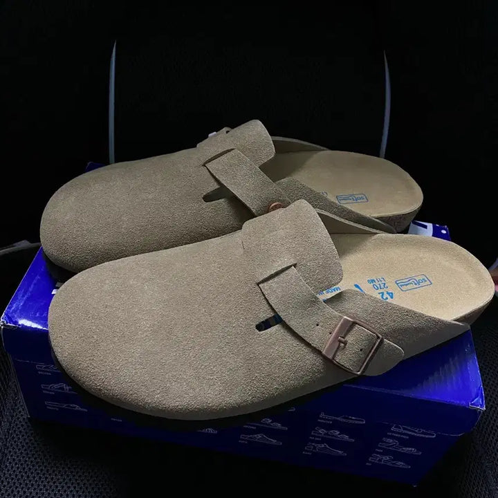 [BUNJANG] Birkenstock Boston Suede Size 42 / (새상품) 버켄스탁 보스턴 스웨이드 42