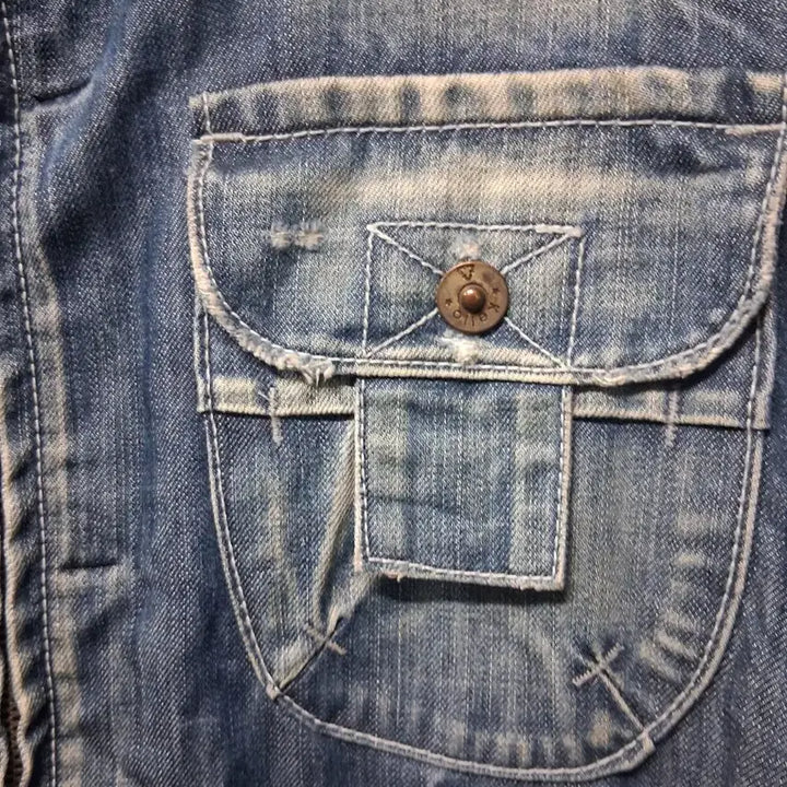 [BUNJANG] Kelogins Denim Work Jacket XL / 켈로진스 데님 워크 자켓 XL 두가지 개당