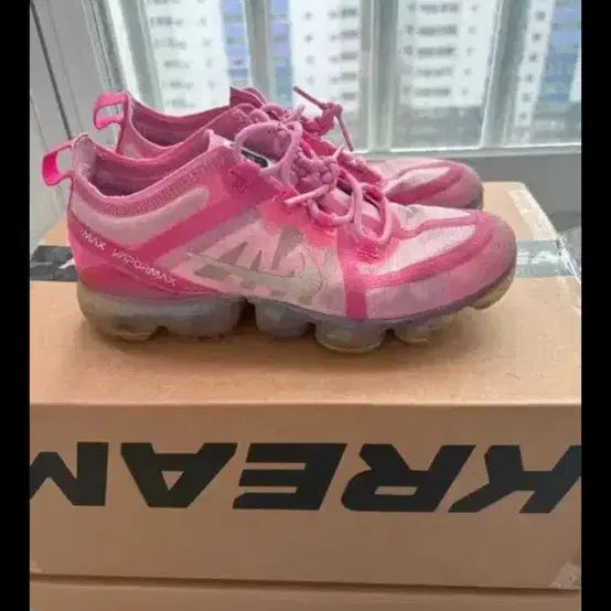 [BUNJANG] Nike WMNS Air VaporMax Pink Running Shoes / 나이키 베이퍼핑크
