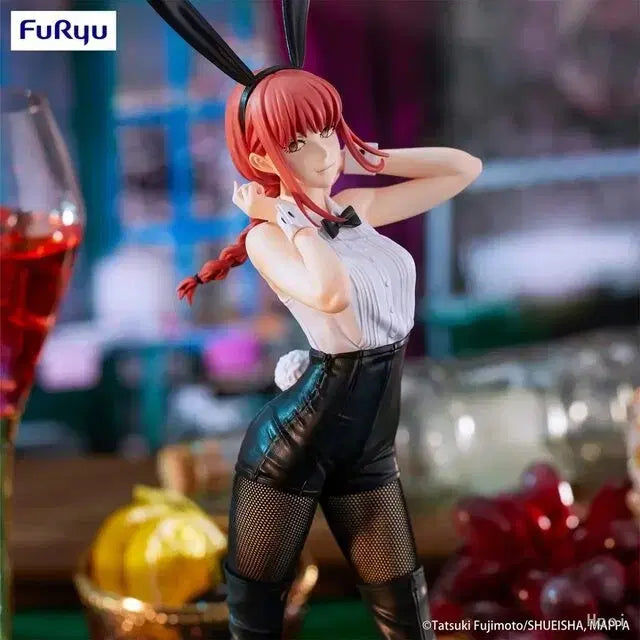 [BUNJANG] FURYU Chainsaw Man Makima Bunny Girl Figure (Monochrome Ver.) / 후류 Bicute 마키마 바니걸 피규어 (흑백ver)((택포))