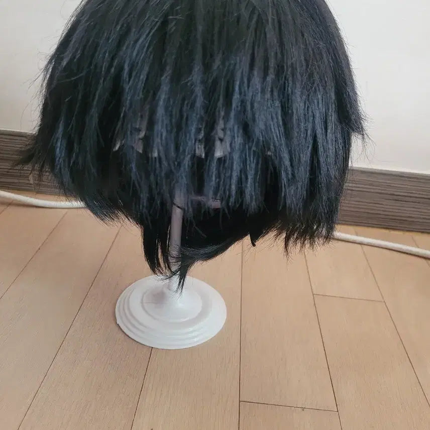 [BUNJANG] COS Black Short Cut Wig / 코스 블랙 숏컷 가발 팝니다