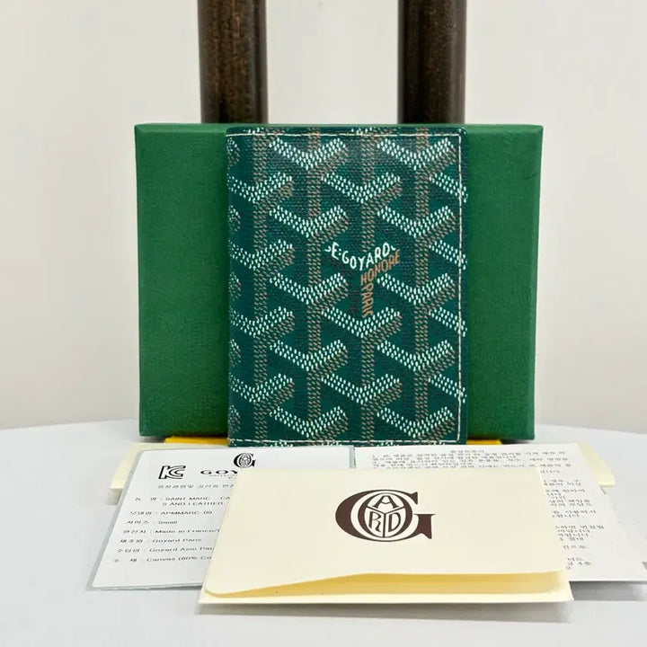 [BUNJANG] Goyard Saint Marc Card Holder Green / [OS]고야드 생 마르크 카드지갑