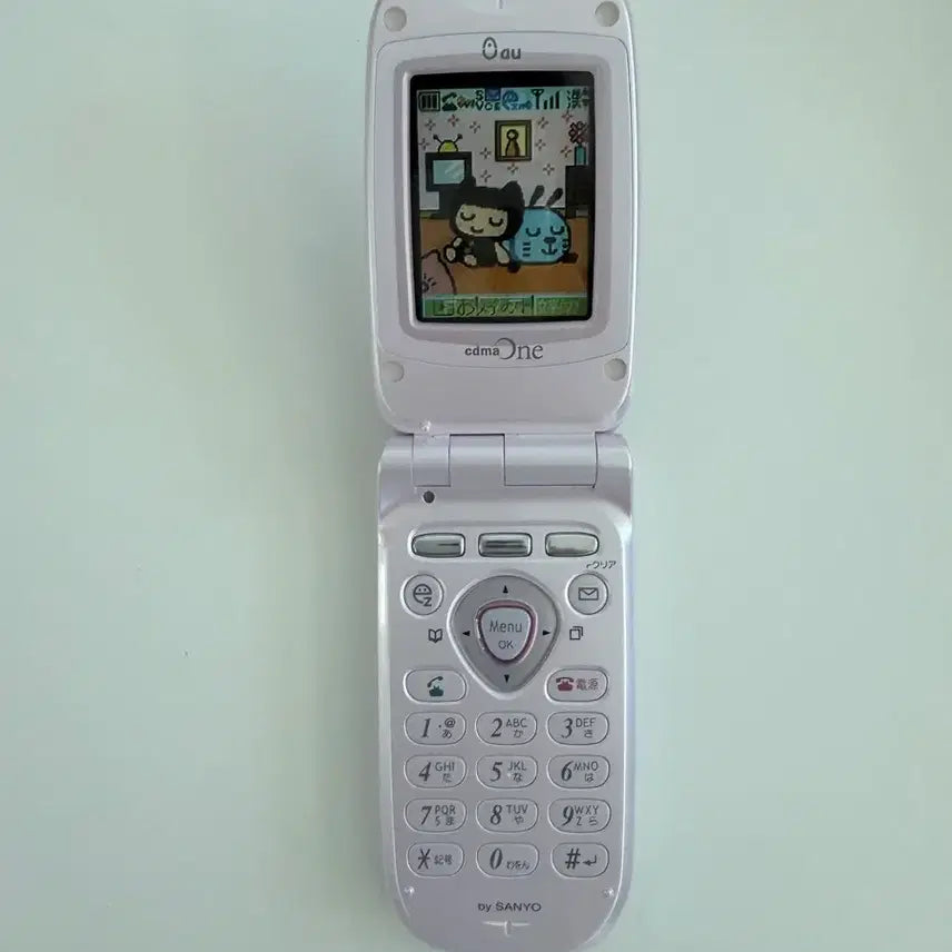 [BUNJANG] Vintage Pink Wooden Phone / 목공폰 빈티지 핑크 핸드폰