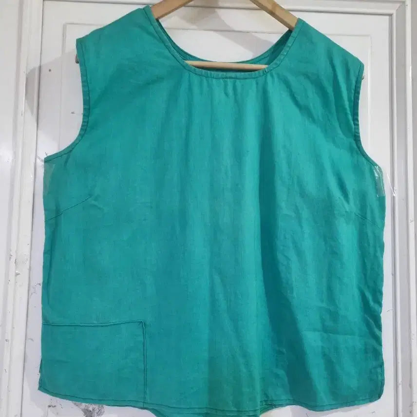 [BUNJANG] Linen Blouse / 여름 고급스러운  마. 린넨 블라우스. 깨끗해요. 가슴단면54